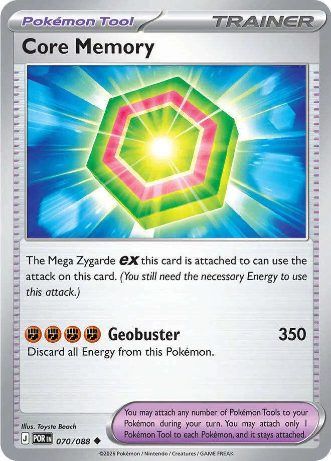 Pokemon Trading Card Game - Core Memory Perfect Order Uncommon 070/088
