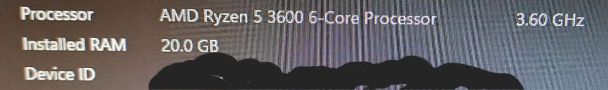 AMD Ryzen 5 3600 6-Core 3.6GHz Socket AM4