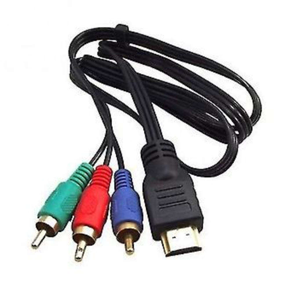 HDMI to 3 RCA Adapter Cable Audio Video AV Cable Adapter Converter Connector Component Wire Lead