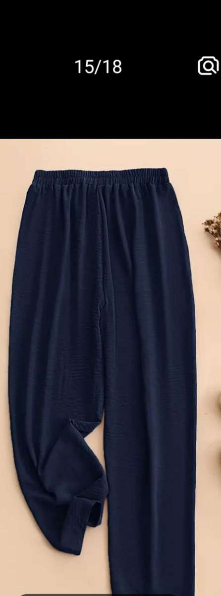 WOMAN'S BLUE AND NAVY SLACKS SIZE XL x2 and 1 SIZE 38 and 1 SIZE 40