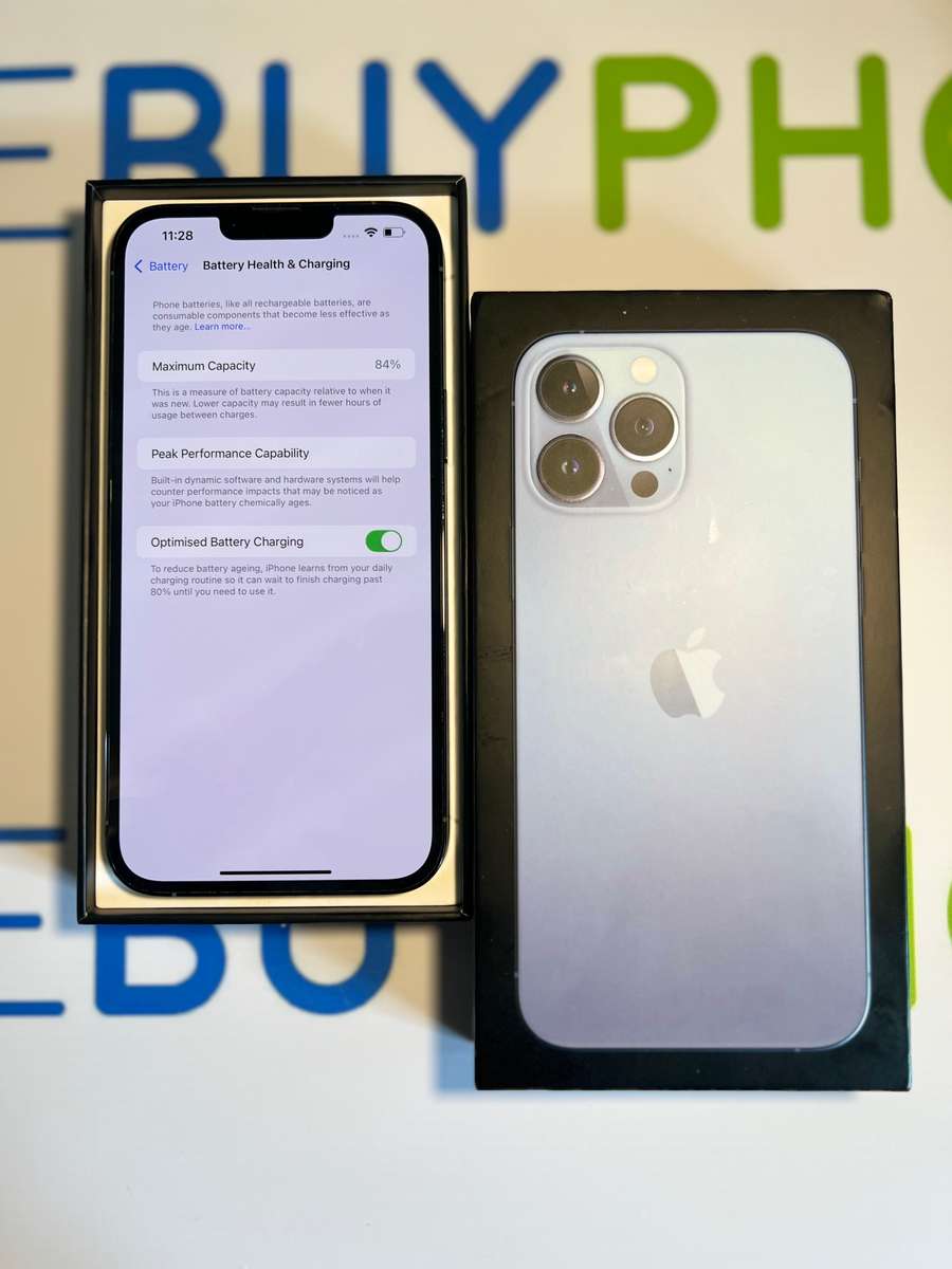 Apple iPhone 13 Pro Max 128GB Sierra Blue CPO