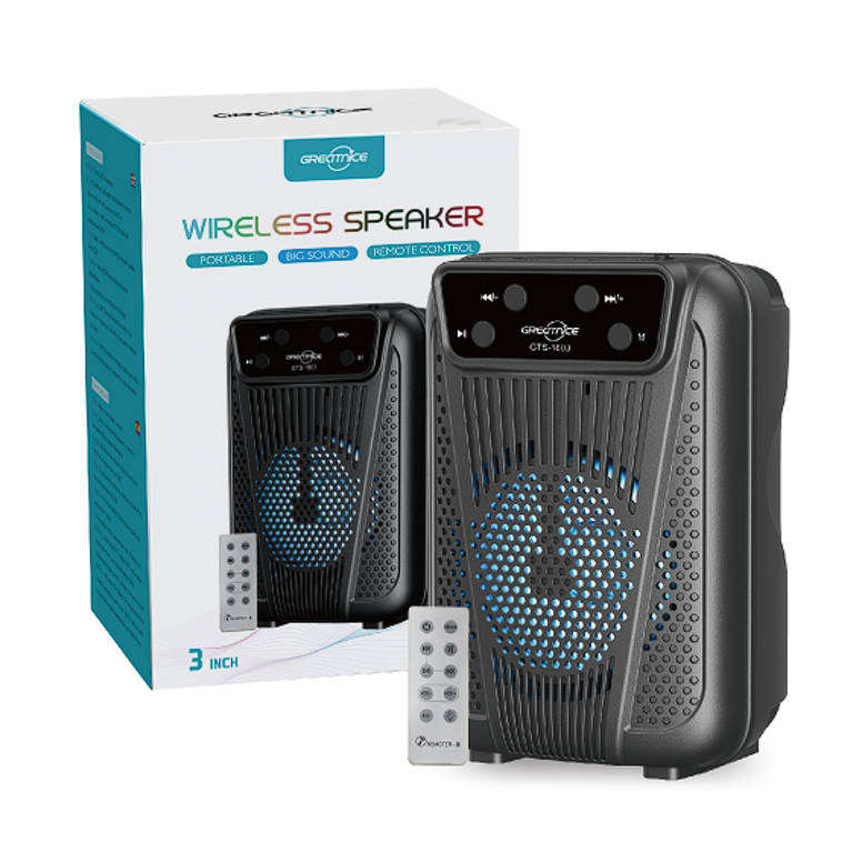Gts-1803 3inch - wireless bluetooth speaker - with remote