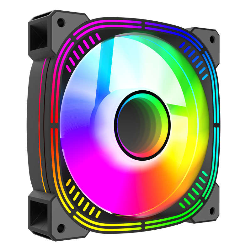 120mm Black case fan - lin002 pwm/argb fan