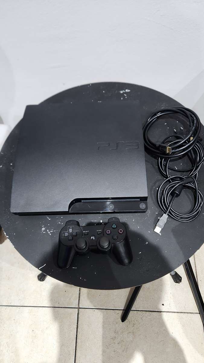 Ps3 slim 250gb console with 1controller and cables - Great deal!