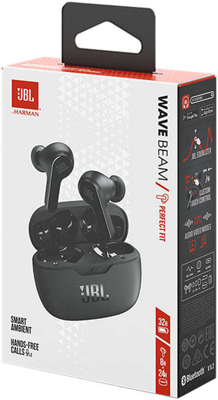 JBL Harman- Wave Beam- Wireless Bluetooth Earbuds
