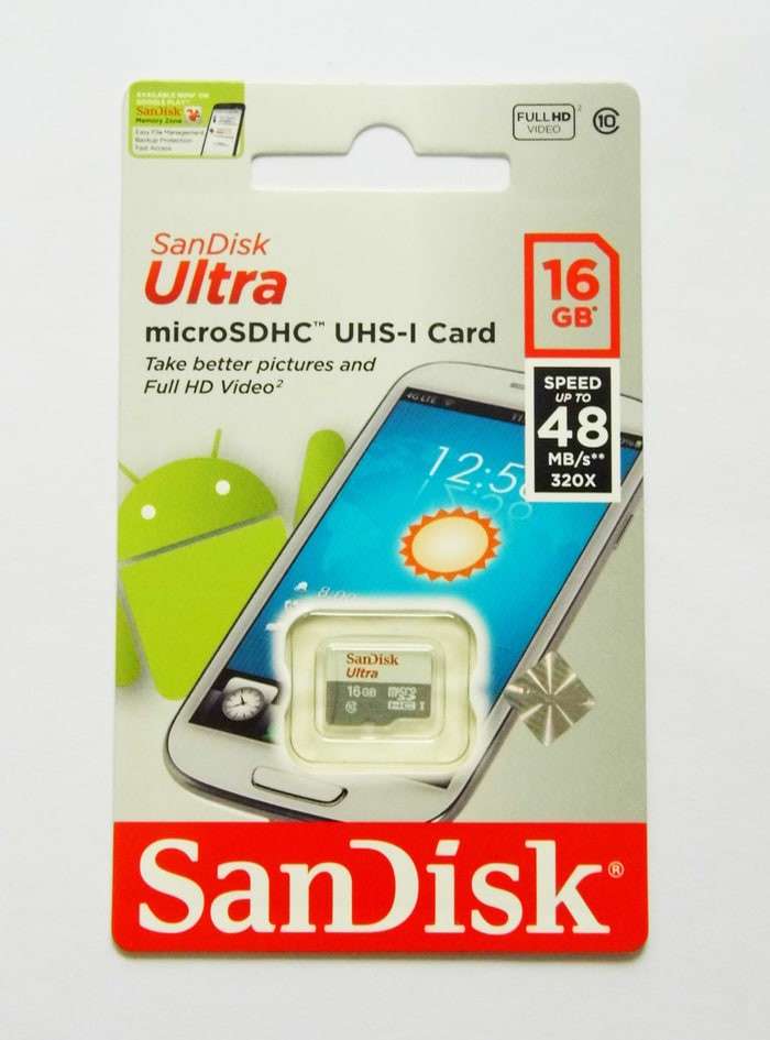 Sandisk ultra - 16gb micro sdhc class 10 - memory card