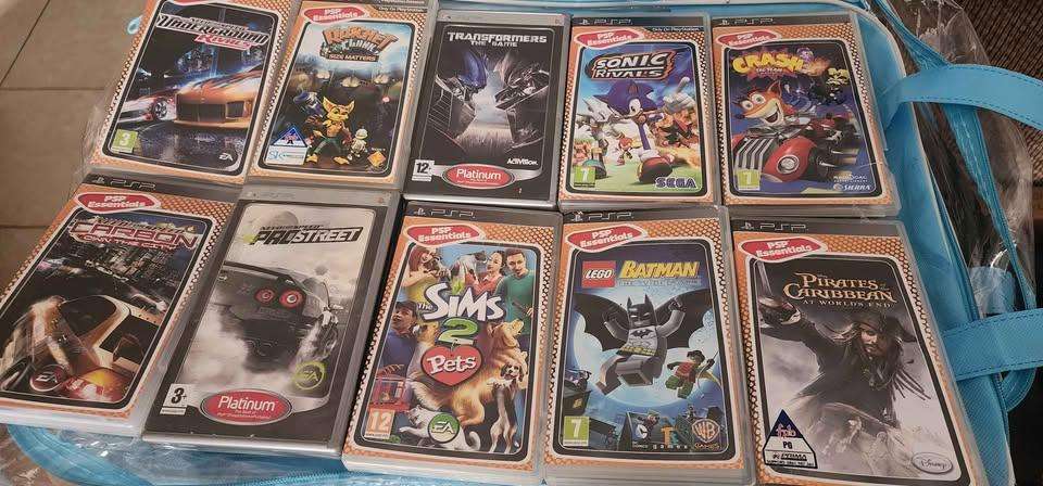 10X PSP UMD GAMES BUNDLE - Random Games
