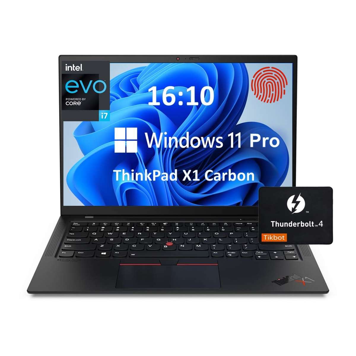 Lenovo ThinkPad x1 Carbon 9th gen - 14" -Quad core i7- 11th Gen Evo, 16gb ddr4 ram, 1tb nvme ssd
