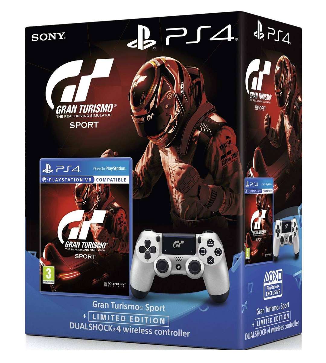 Gran Turismo: Sport (game)+ PlayStation 4 Controller v2 - GT Sport Limited Edition