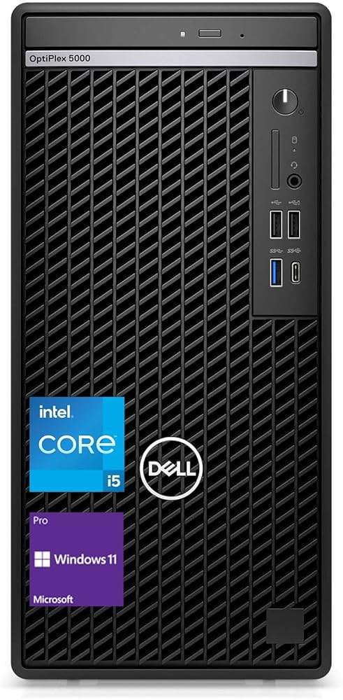 Dell Optiplex 5000 mt Computer (Hexa Cores) i5-12th gen, 16gb ddr4 ram, 256gb nvme ssd