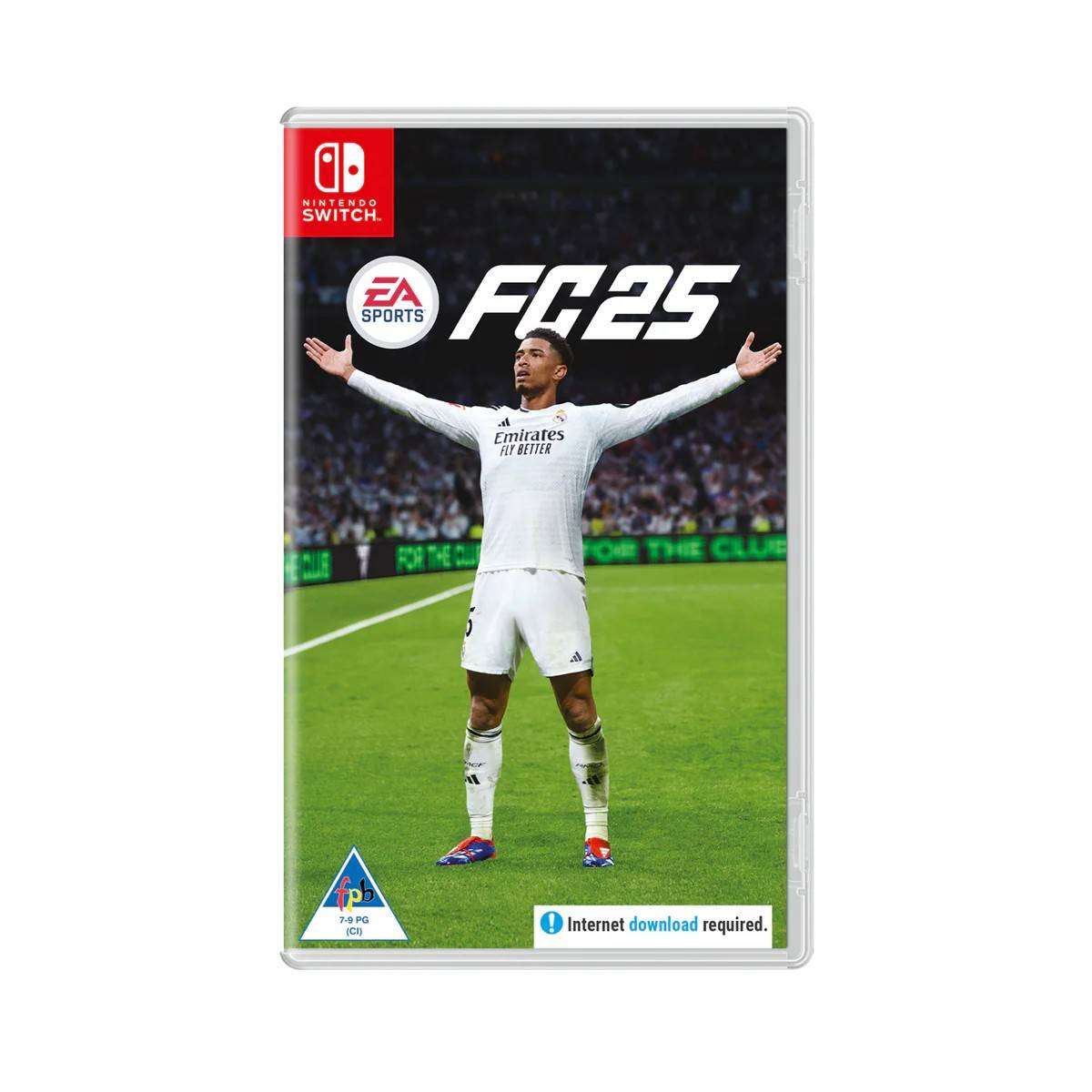 Nintendo Switch Console OLED with Fifa 25 + pouch - Red and Blue