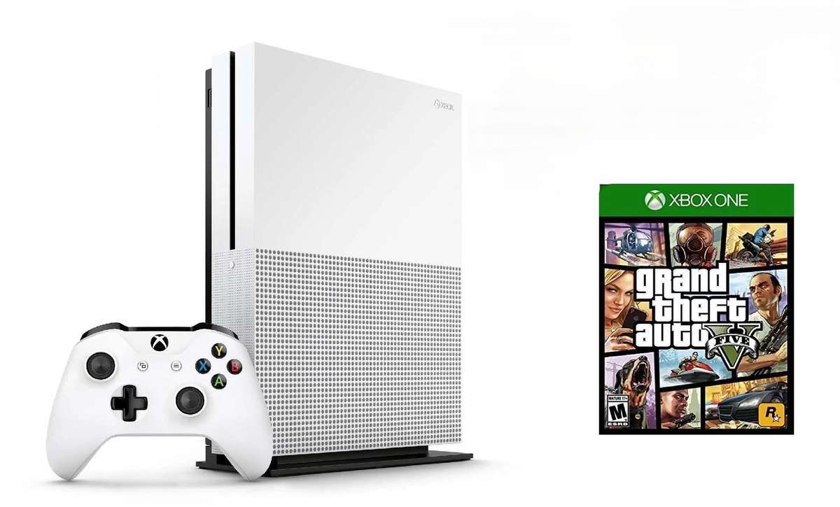 XBOX ONE S 1TB 4K UHD CONSOLE with Grand theft auto V