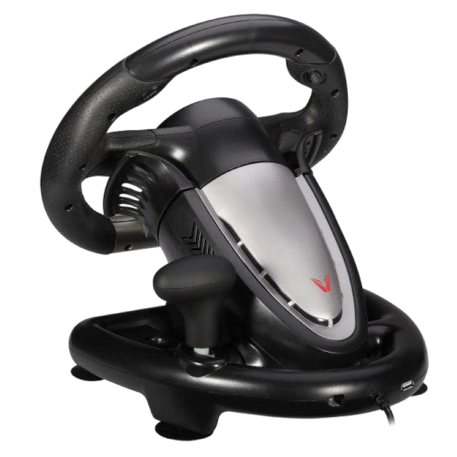 VX Gaming Precision Drive Wheel and pedals with gearshift- Pc /Xbox One/ Xbox 360/ Ps3/ Ps4/NS