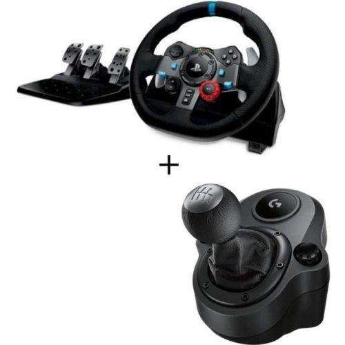 Logitech G29 Driving Force Racing Steering Wheel and Pedals, with Shifter - Pc /Ps3/ Ps4 /Ps5