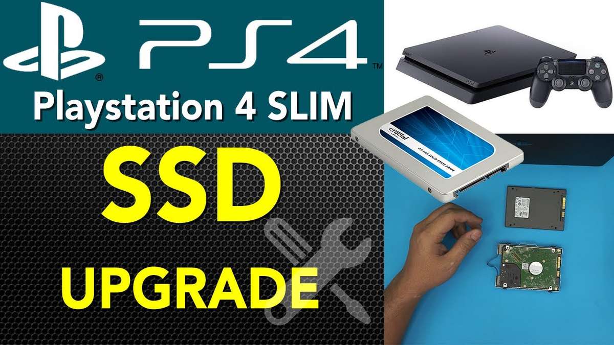 Ps4 slim console (1tb SSD) hdr+ including 1controller and cables- Upgraded