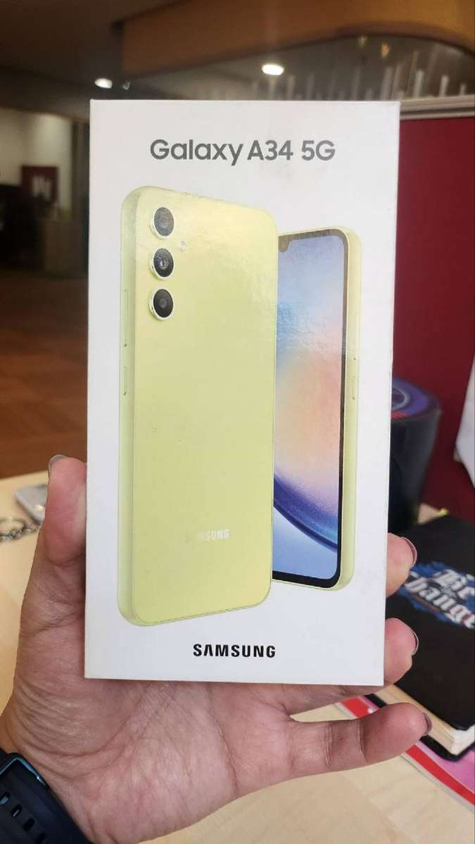 Samsung A34 5G Dual Sim 128GB - Awesome Lime (SM-A346E/DSN) - Boxed