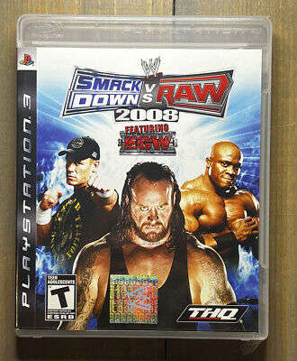 WWE SmackDown vs. Raw 2008 - Ps3 game