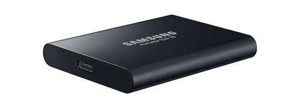 Samsung T5 1TB USB 3.1 Portable Solid State Drive (SSD) - Black / USB 3.1 Gen.2 - boxed