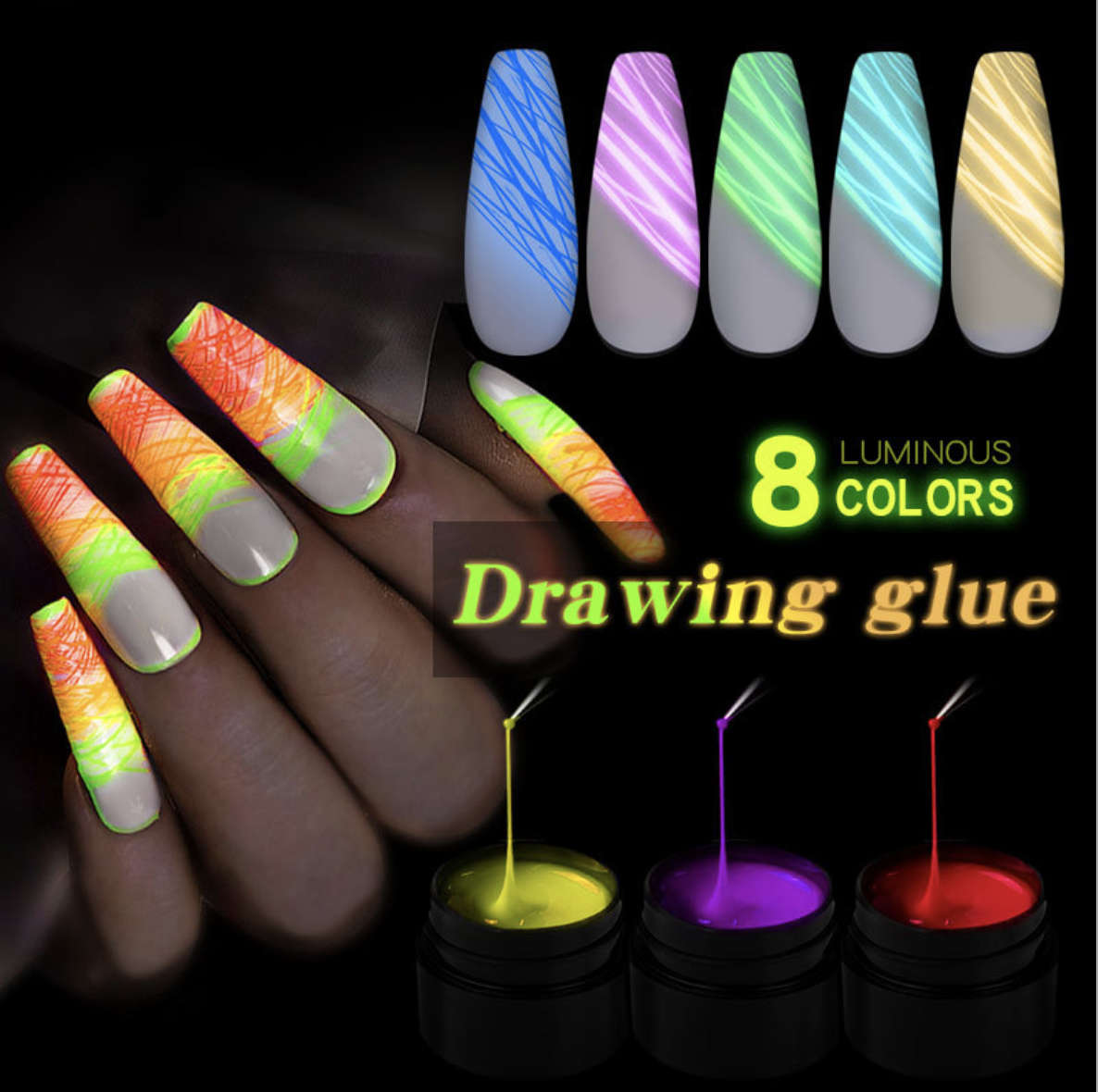 Luminous Spider Gel 7ml Message number