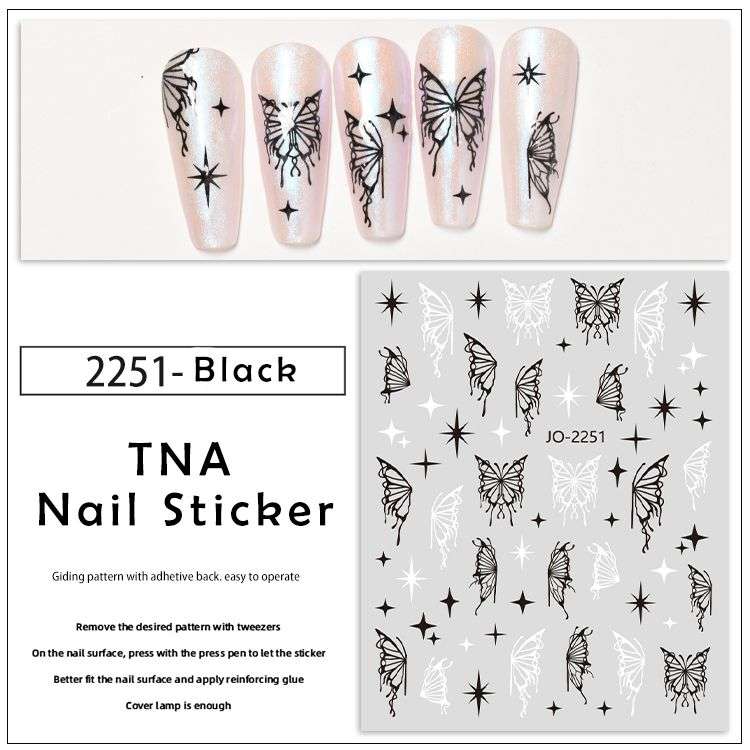 Nail Sticker    2251-black