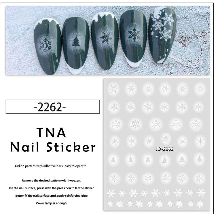Nail Sticker -  Snow Christmas 2262