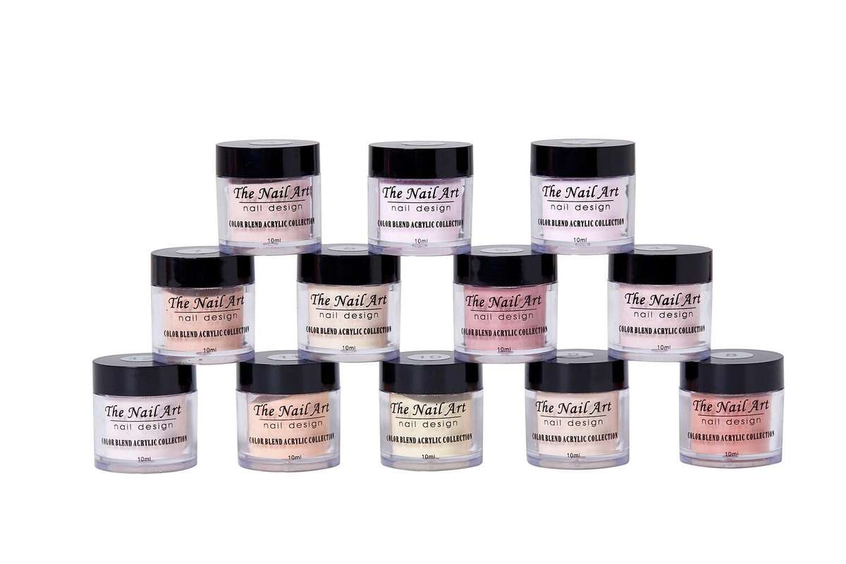 12 colors 10ml powder Nude Set- Acrylic