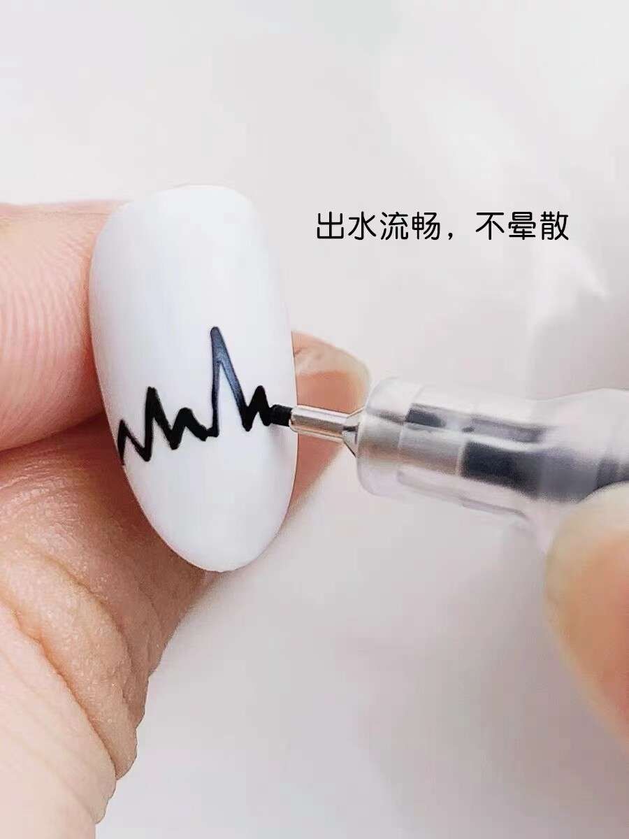 Nail Draw Art Pen -  Purple