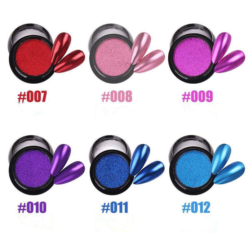 Solid Chrome Mirror Powder-   MESSAGE POT NUMBER