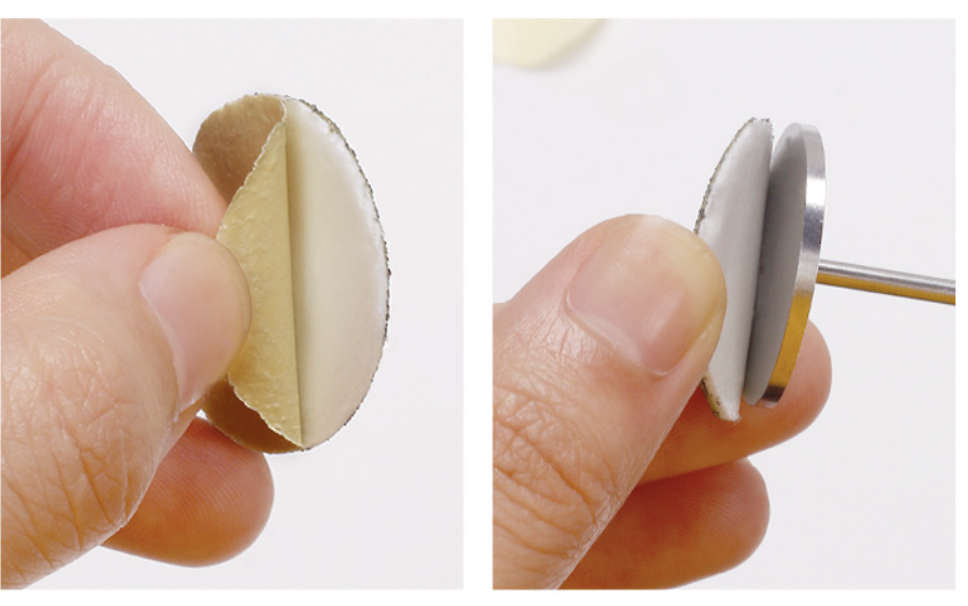 Replaceable Sanding Discs 50pcs with 1pc Metal for Electric Foot Files 120 grid -  35mm