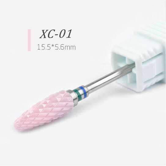Pink Ceramic drill bits message number of drill bit