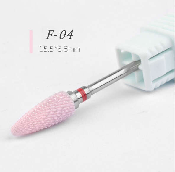 Pink Ceramic drill bits message number of drill bit
