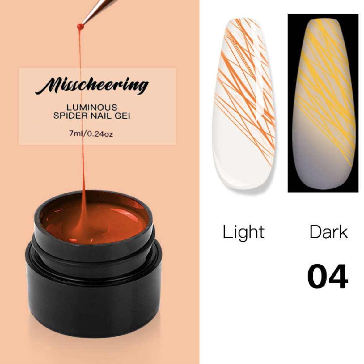 Luminous Spider Gel 7ml Message number