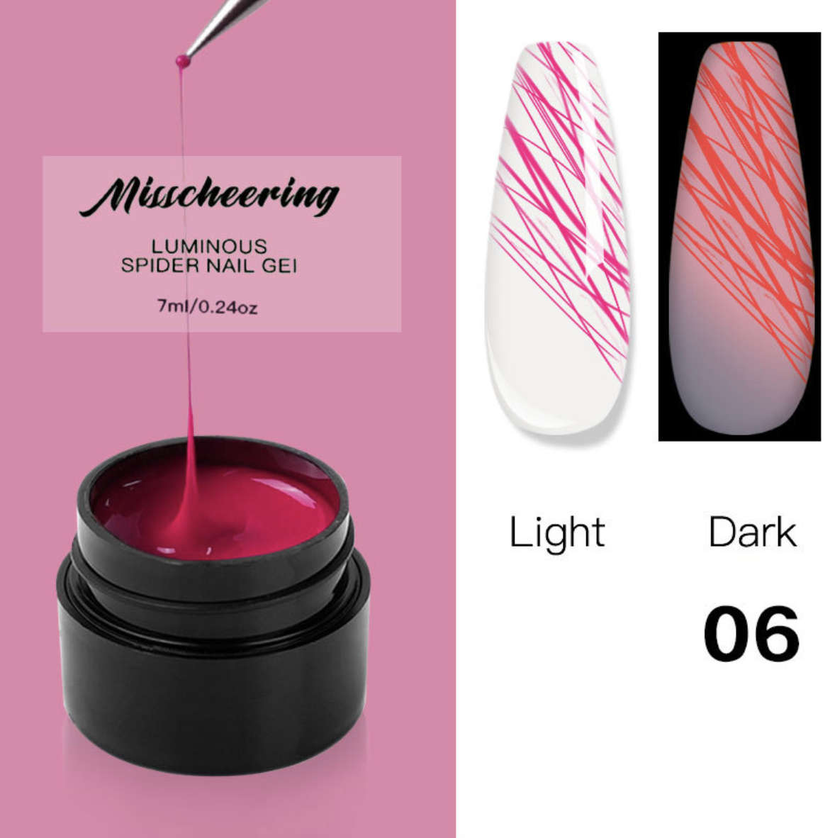 Luminous Spider Gel 7ml Message number