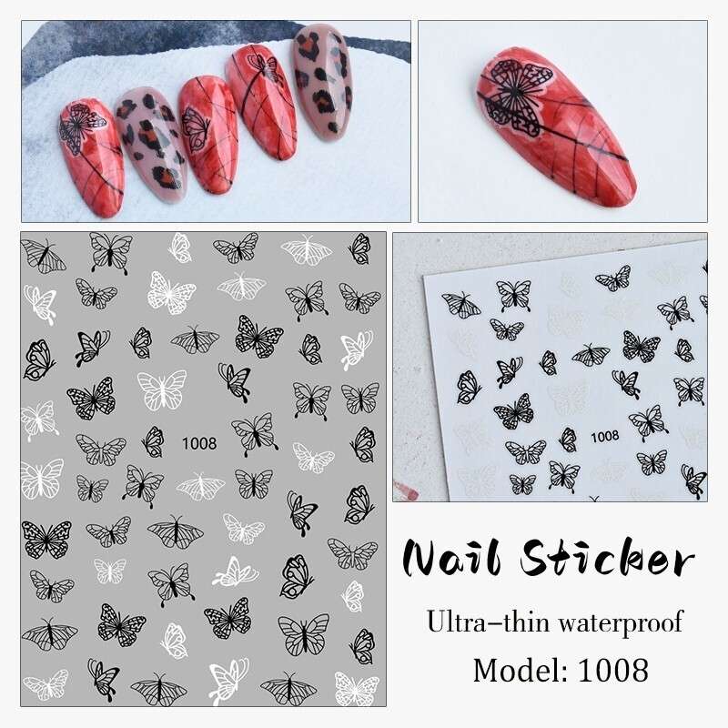 Nail Sticker - JO1008 Butterfly