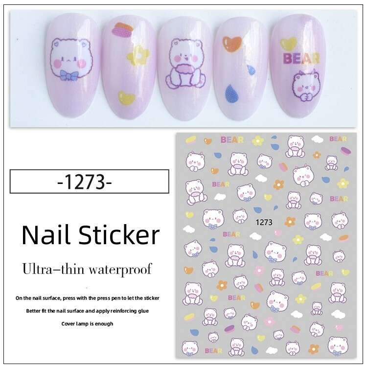 Nail Sticker - JO1273 bear