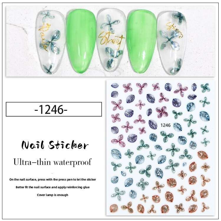 Nail Sticker - JO1246 Flower