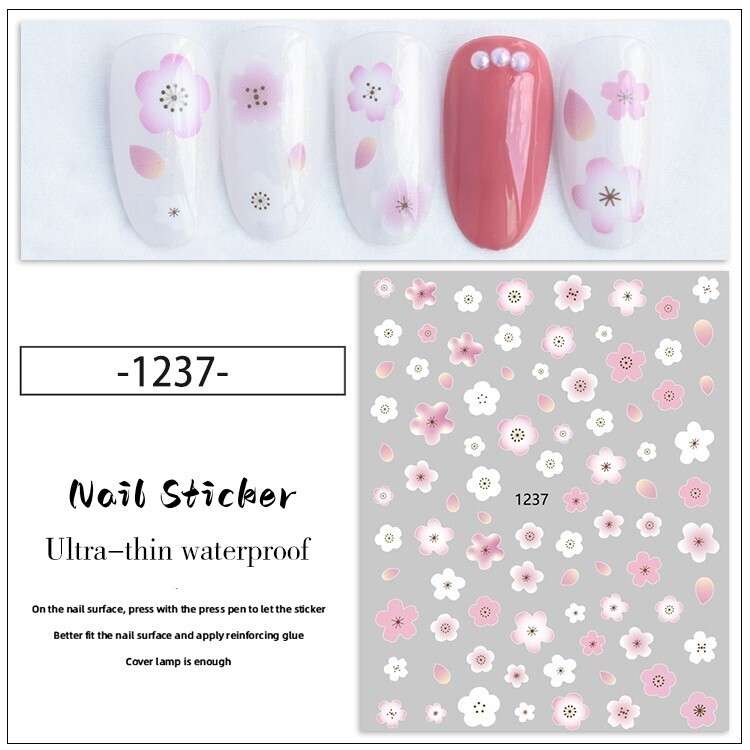 Nail Sticker - JO1237 Flower