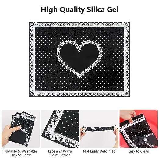 Silicone Hand Pillow Nail Art Arm Rest & Manicure Table Mat [Foldable] [Washable] Manicure Set Tools