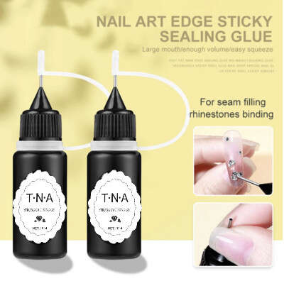 10ml Nail Art Edge Sticky Sealing Glue Rhinestone Glue Gel Fast Drying No-Wash Seam Filling Glue Man