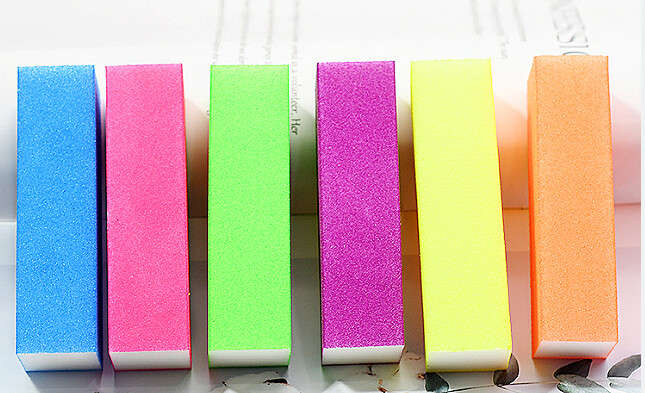 Neon Block Buffer 10pcs Neon Pink