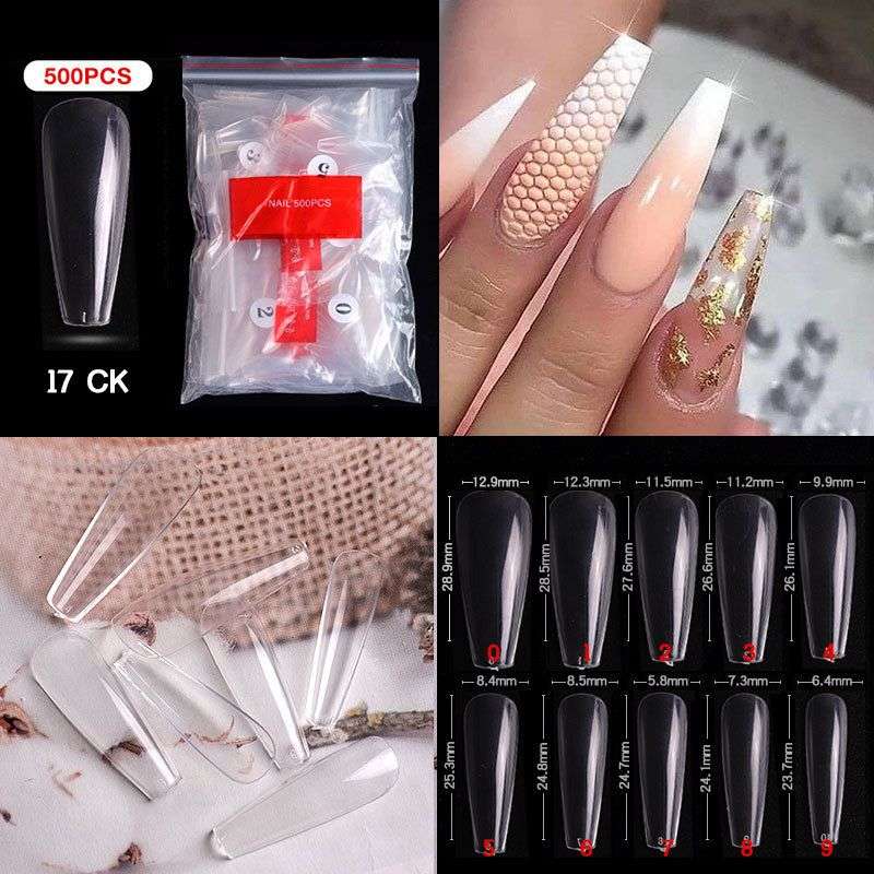17# Nail Tips ( 500pcs/Packet )