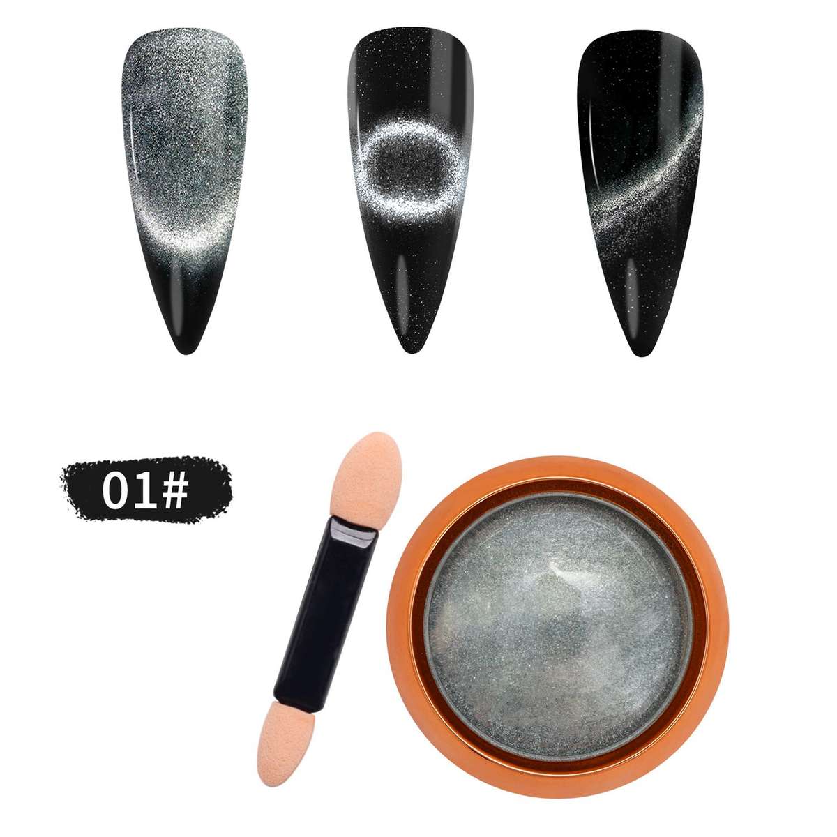 9D Cat Eye Powder message number