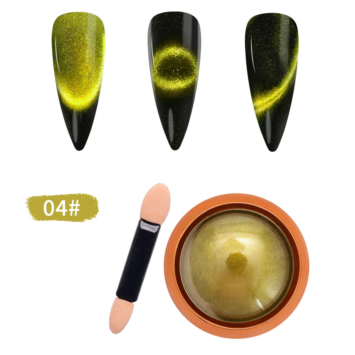 9D Cat Eye Powder message number