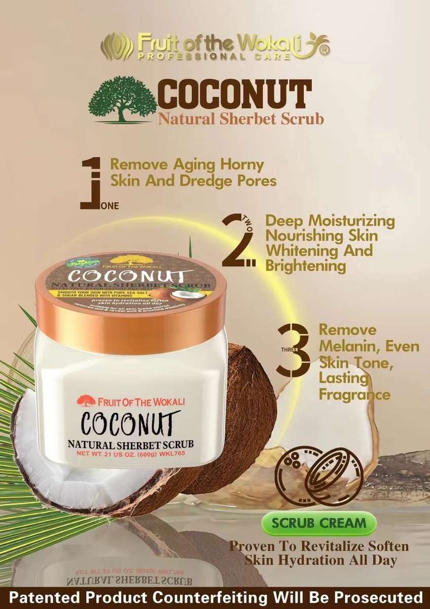 600g Sherbet Body Scrub- message the name