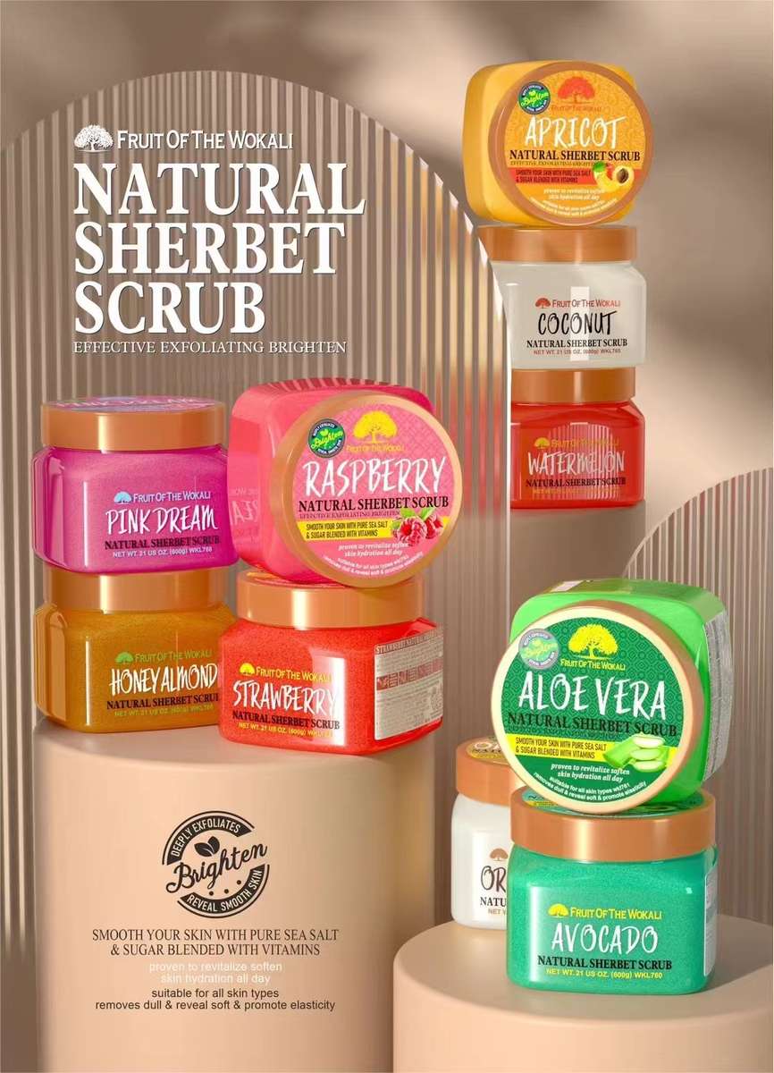 600g Sherbet Body Scrub- message the name
