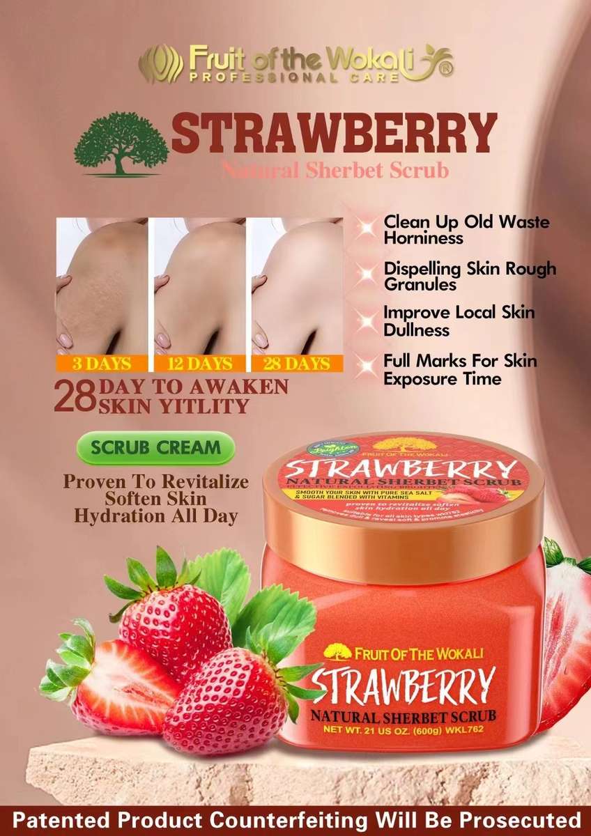 600g Sherbet Body Scrub- message the name