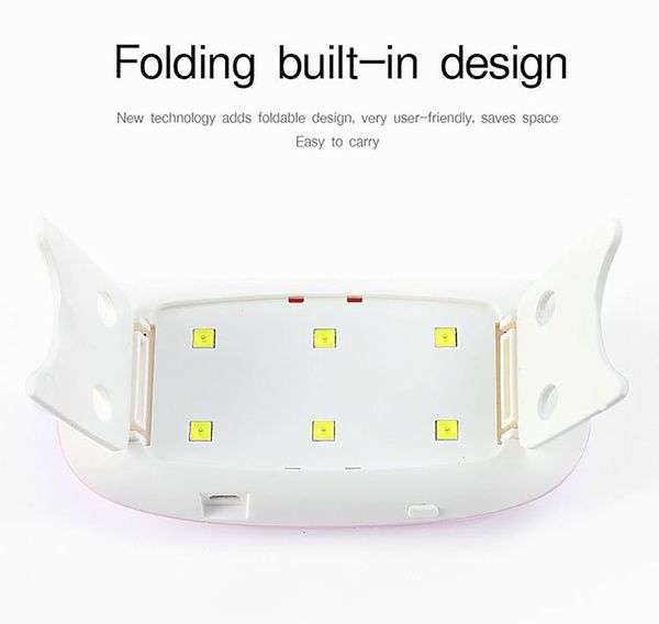 Mini UV LED Nail Lamp, Portable Gel Light Mouse Shape Pocket Size Nail Dryer with USB Cable for All