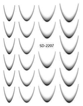 3D relief - style nail sticker - SD2207