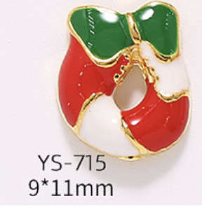 Christmas Nail Alloy Decoration - YS-715