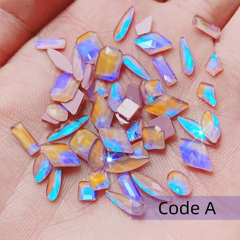 Mixed 50pcs Shaped Rhinestone-A
